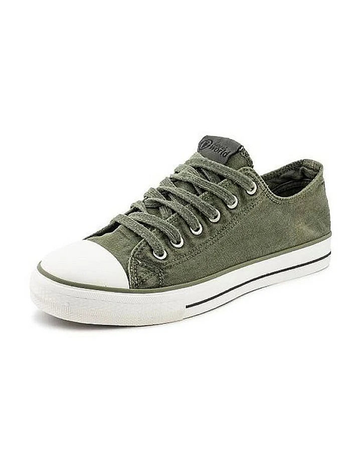 natural world Vegane Unisex Classic Basket-Sneaker aus Bio-Baumwolle