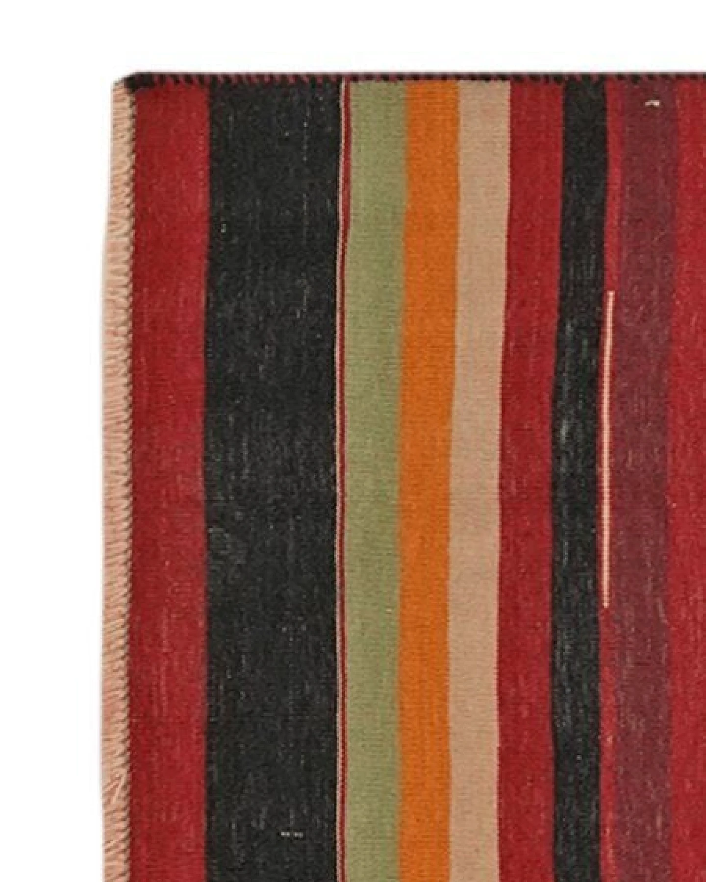 Kelim Afshar Mehrfarbig „Rugtales“ aus Schurwolle, 56x82 cm – Ansicht 4