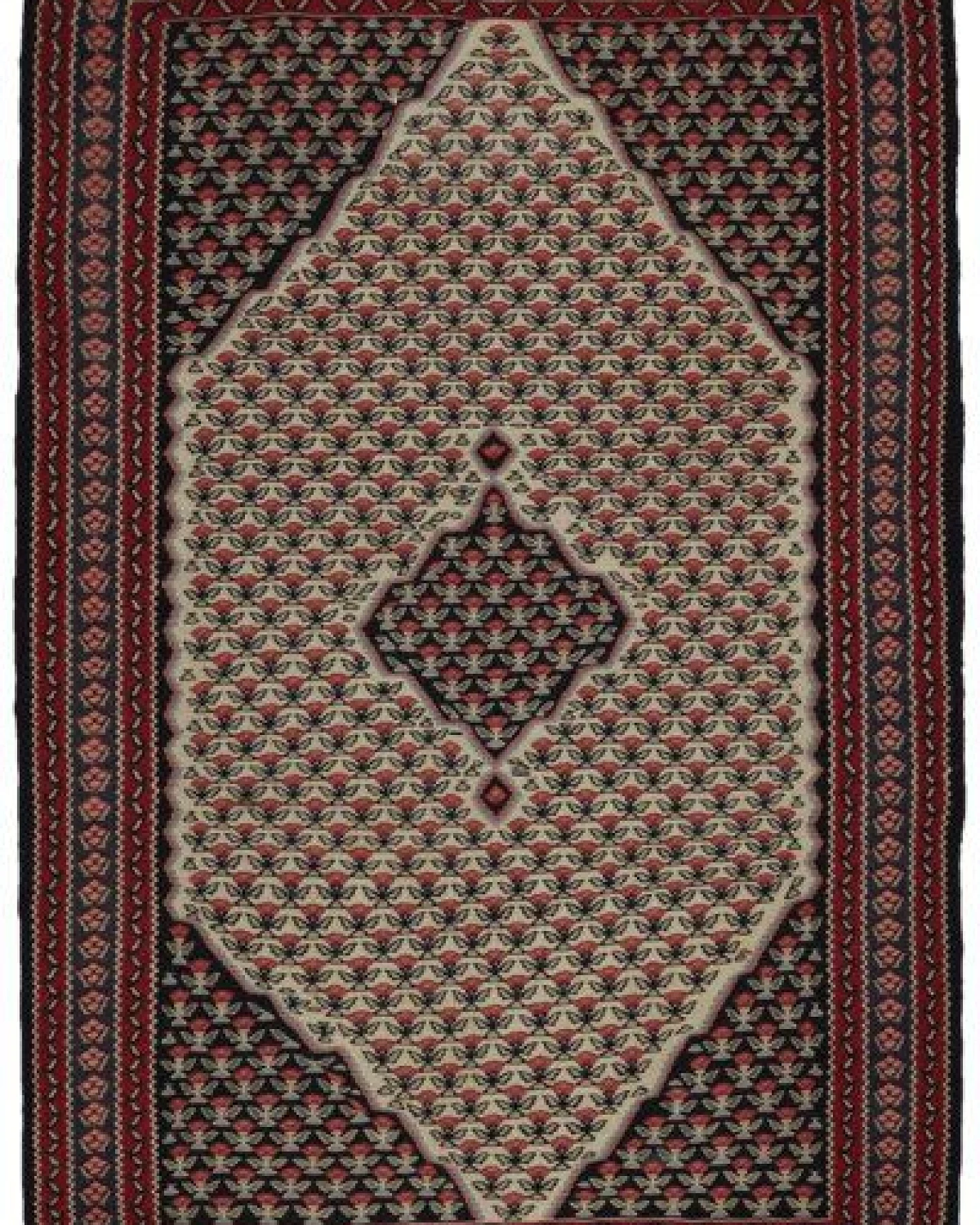 Kelim Bidjar Beige „Rugtales“ aus Schurwolle, 109x157 cm – Ansicht 3