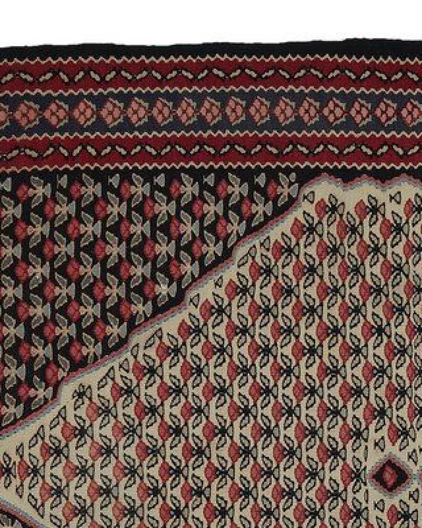 Kelim Bidjar Beige „Rugtales“ aus Schurwolle, 109x157 cm – Ansicht 4