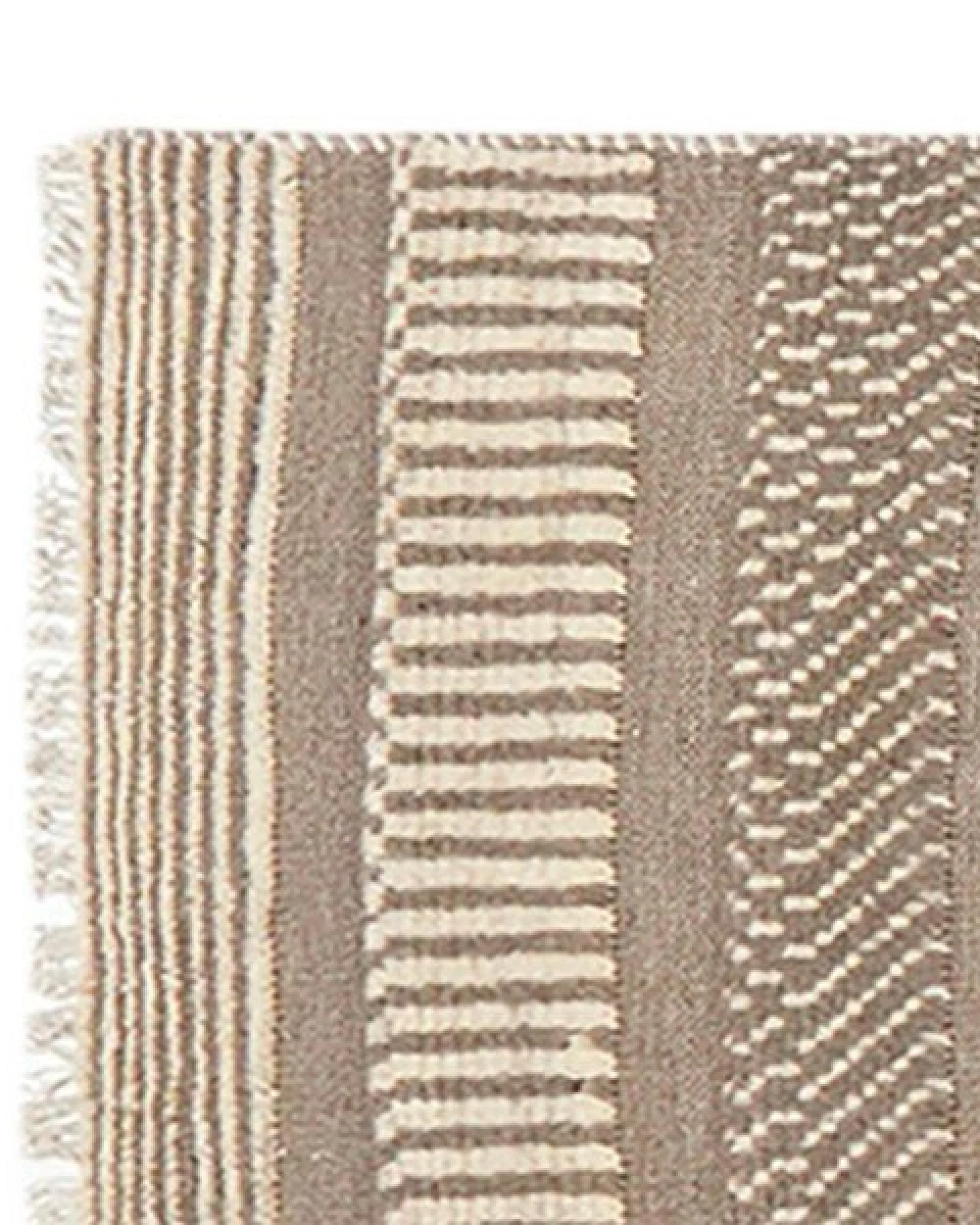 Kelim Gabbeh Mehrfarbig „Rugtales“ aus Schurwolle, 67x299 cm – Ansicht 4