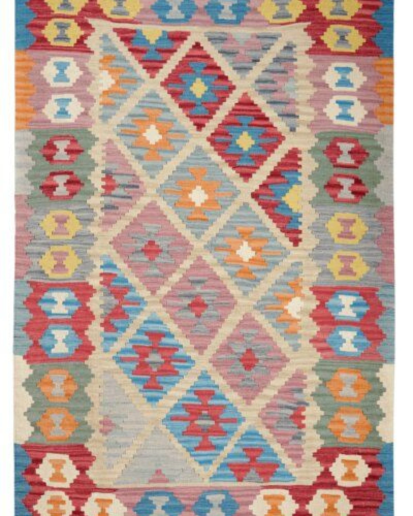 Kelim Gashgai Beige „Rugtales“ aus Schurwolle, 122x189 cm – Ansicht 3
