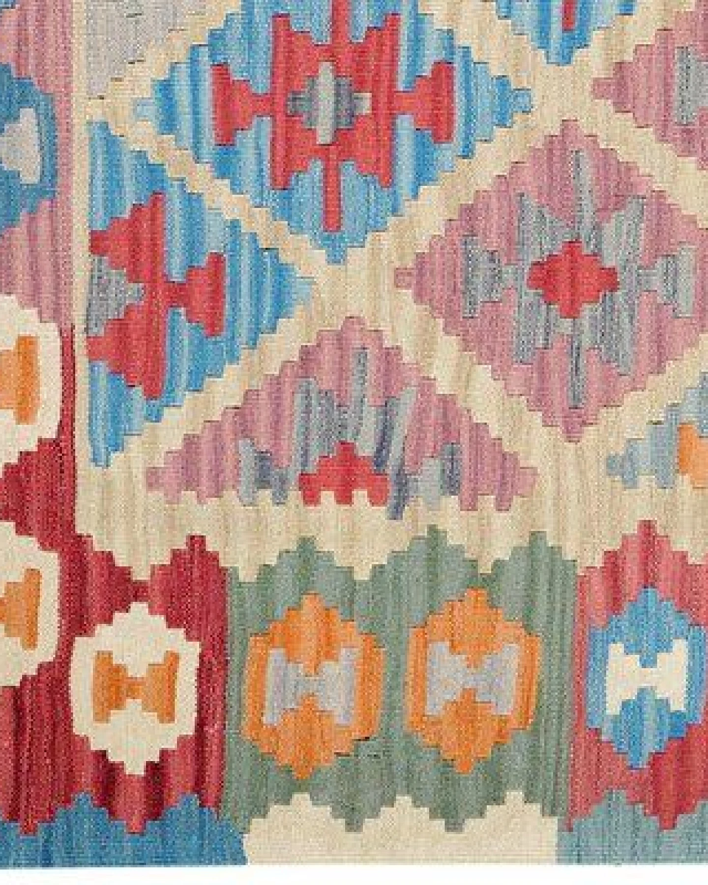 Kelim Gashgai Beige „Rugtales“ aus Schurwolle, 122x189 cm – Ansicht 4