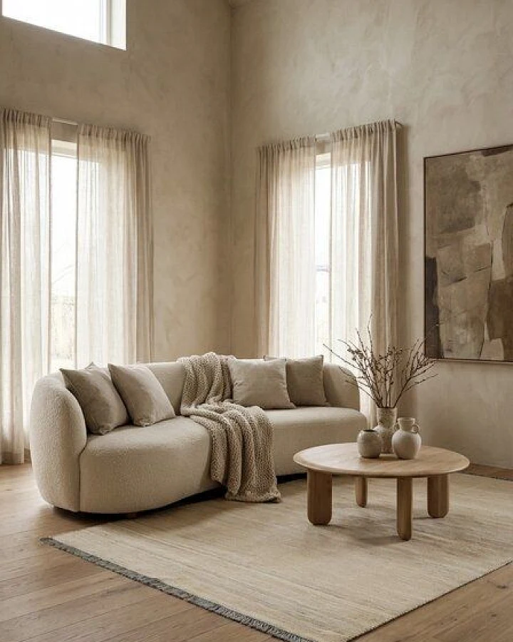Kelim Gashgai Beige „Rugtales“ aus Schurwolle, 149x206 cm