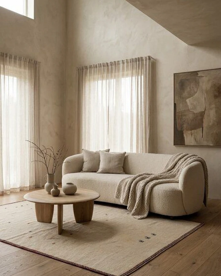 Kelim Gashgai Beige „Rugtales“ aus Schurwolle, 150x195 cm