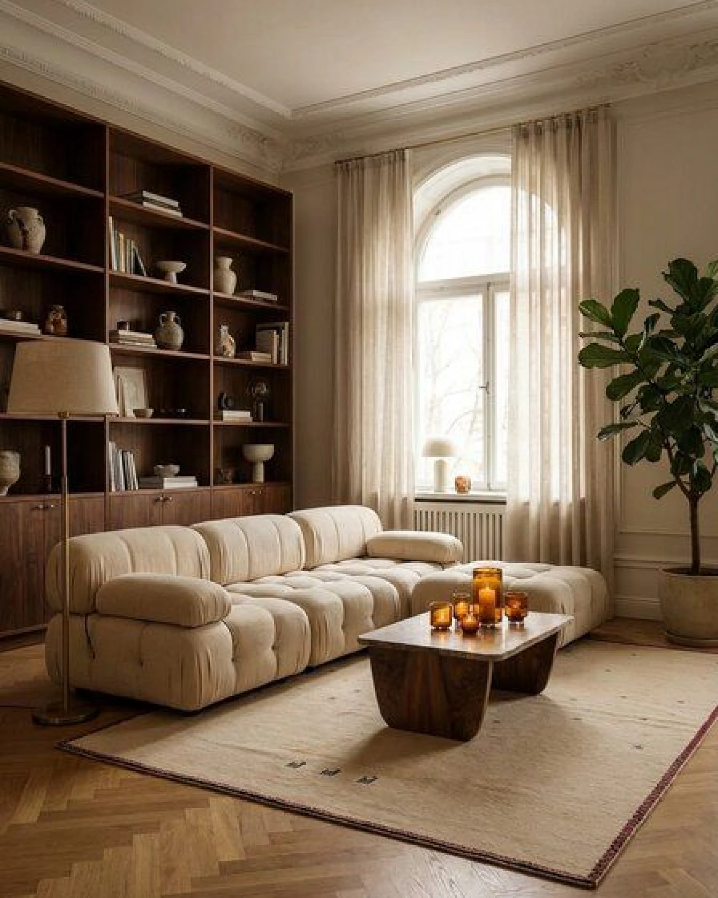 Kelim Gashgai Beige „Rugtales“ aus Schurwolle, 150x195 cm – Ansicht 2