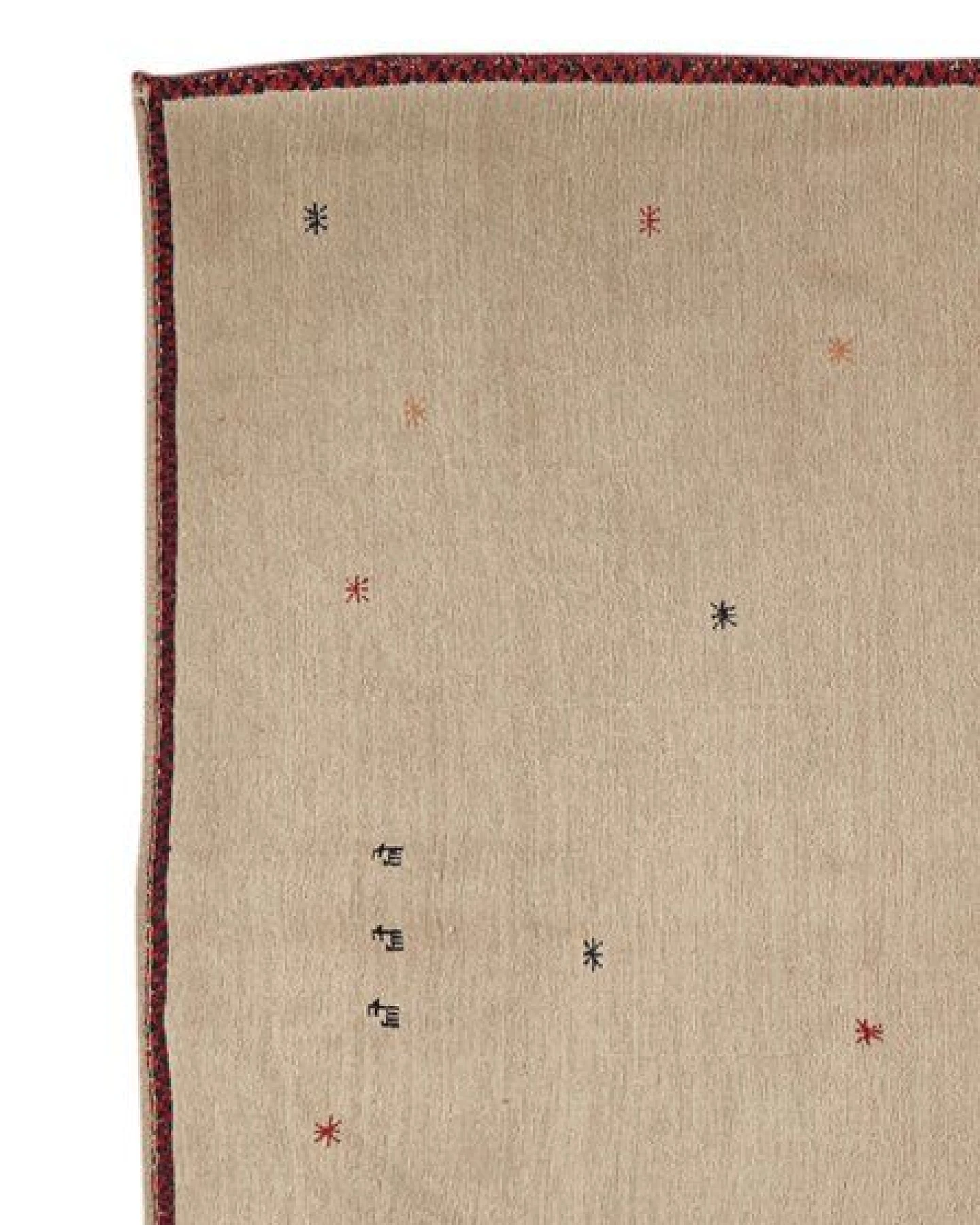 Kelim Gashgai Beige „Rugtales“ aus Schurwolle, 150x195 cm – Ansicht 4