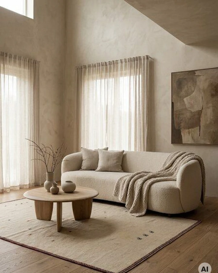 Kelim Gashgai Beige „Rugtales“ aus Schurwolle, 150x195 cm