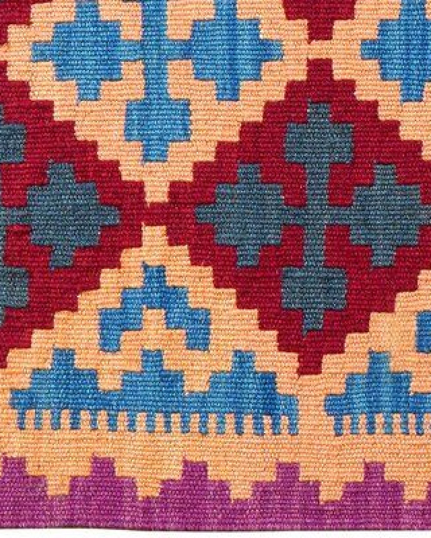 Kelim Gashgai Beige „Rugtales“ aus Schurwolle, 64x103 cm – Ansicht 4