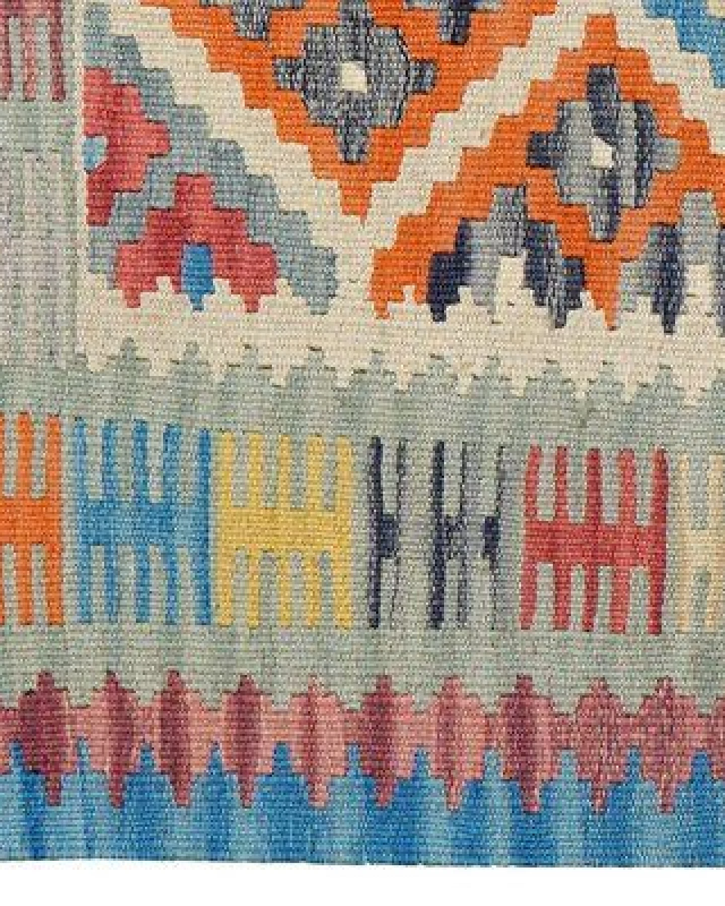 Kelim Gashgai Beige „Rugtales“ aus Schurwolle, 84x127 cm – Ansicht 4