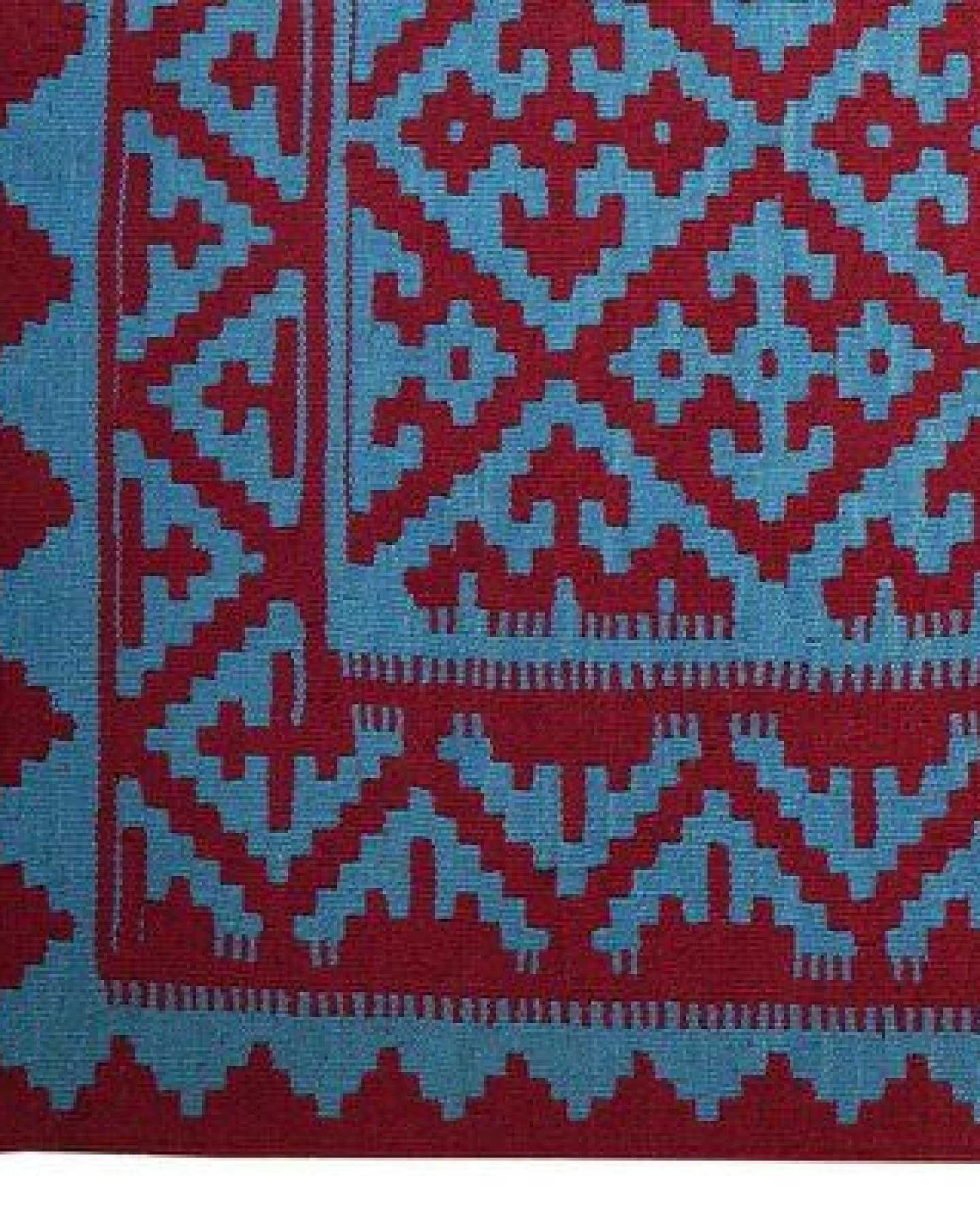 Kelim Gashgai Blau „Rugtales“ aus Schurwolle, 174x237 cm – Ansicht 4