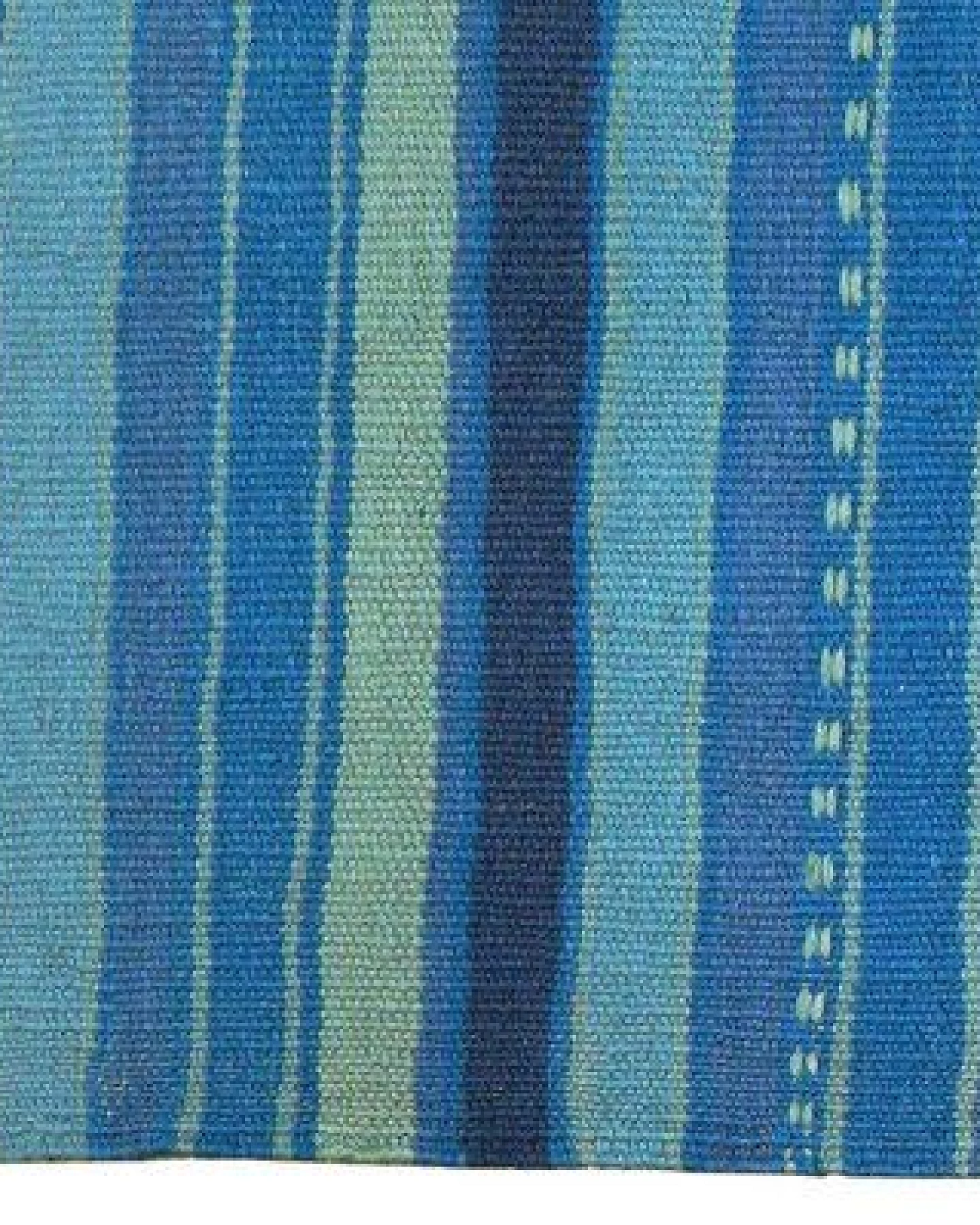 Kelim Gashgai Blau „Rugtales“ aus Schurwolle, 65x198 cm – Ansicht 4