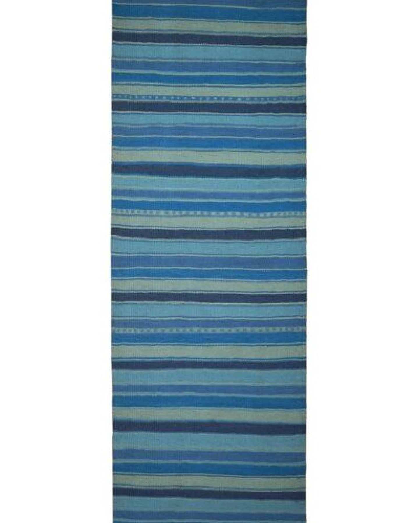 Kelim Gashgai Blau „Rugtales“ aus Schurwolle, 66x199 cm – Ansicht 3