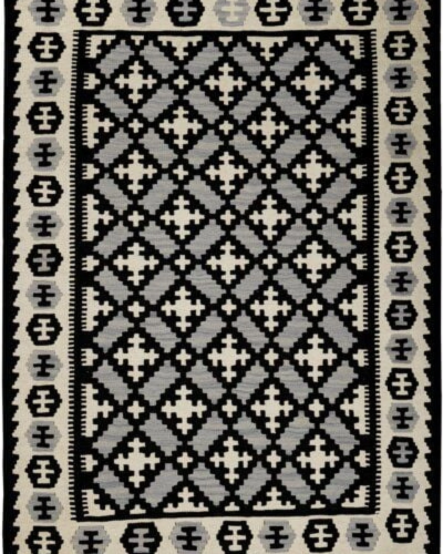 Kelim Gashgai Mehrfarbig „Rugtales“ aus Schurwolle, 124x177 cm – Ansicht 3