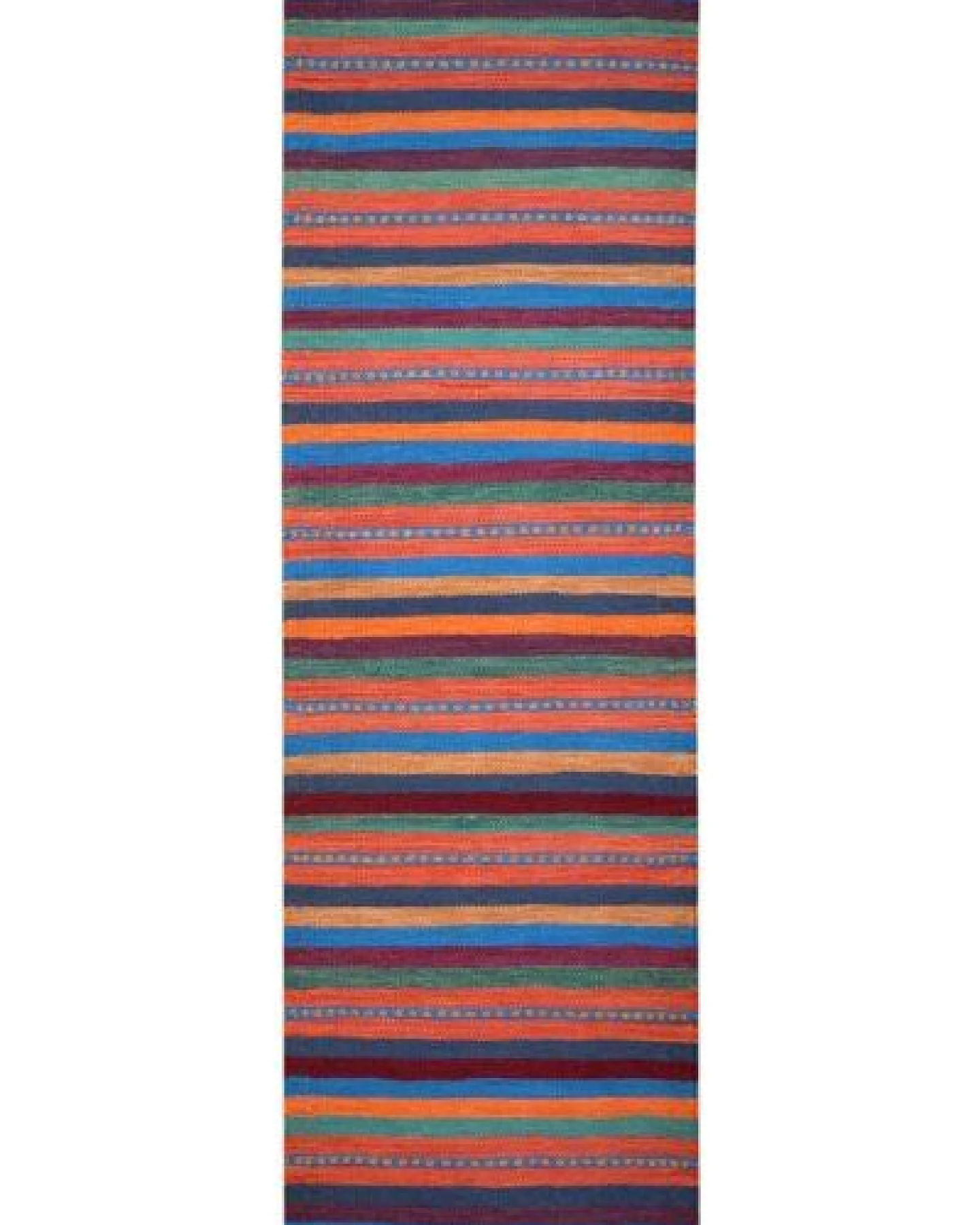 Kelim Gashgai Mehrfarbig „Rugtales“ aus Schurwolle, 57x194 cm – Ansicht 3
