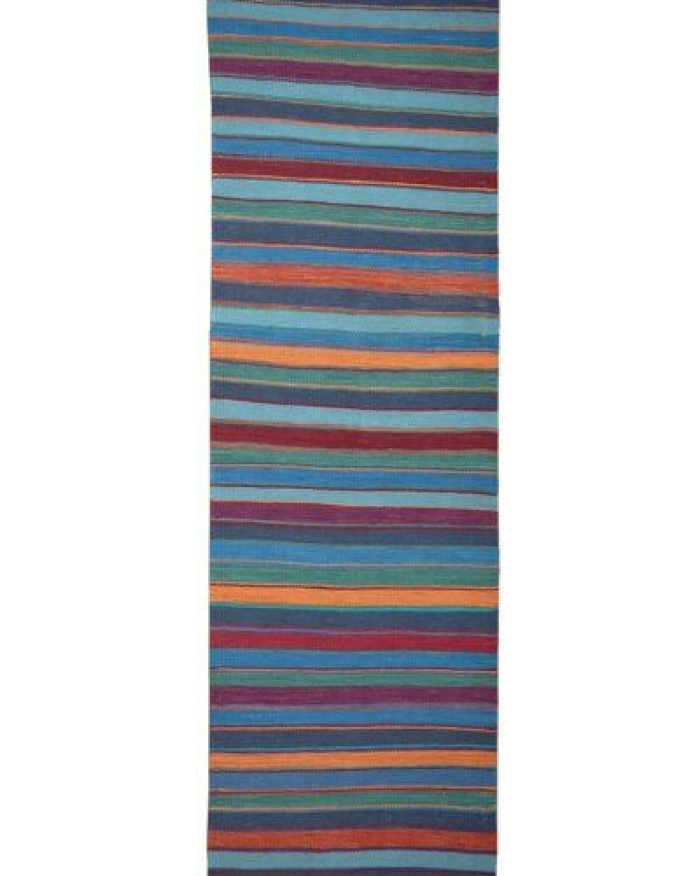 Kelim Gashgai Mehrfarbig „Rugtales“ aus Schurwolle, 57x194 cm – Ansicht 3