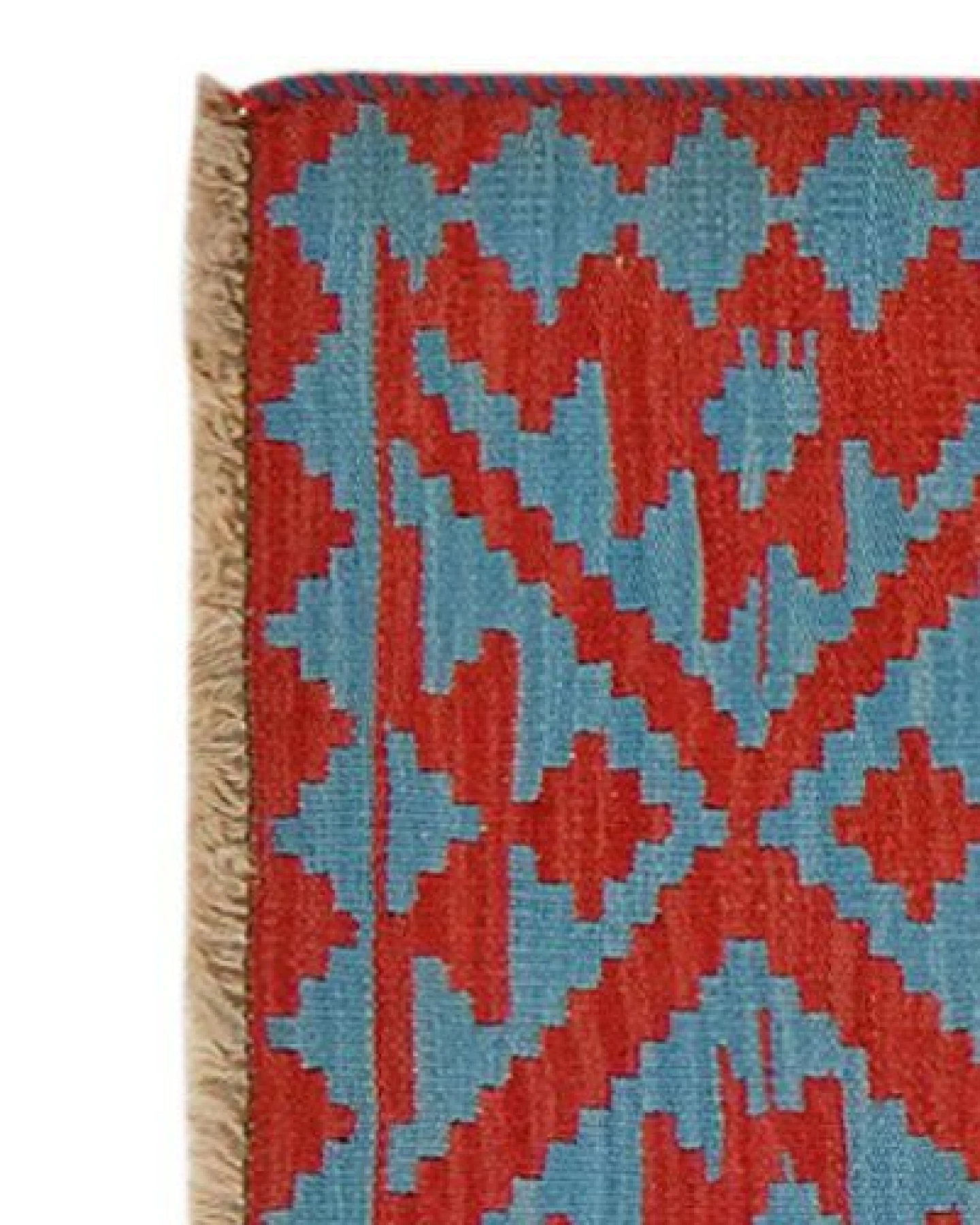 Kelim Gashgai Mehrfarbig „Rugtales“ aus Schurwolle, 58x192 cm – Ansicht 4