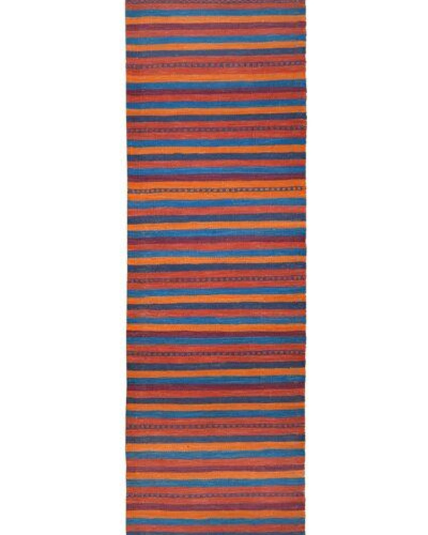 Kelim Gashgai Mehrfarbig „Rugtales“ aus Schurwolle, 58x196 cm – Ansicht 3