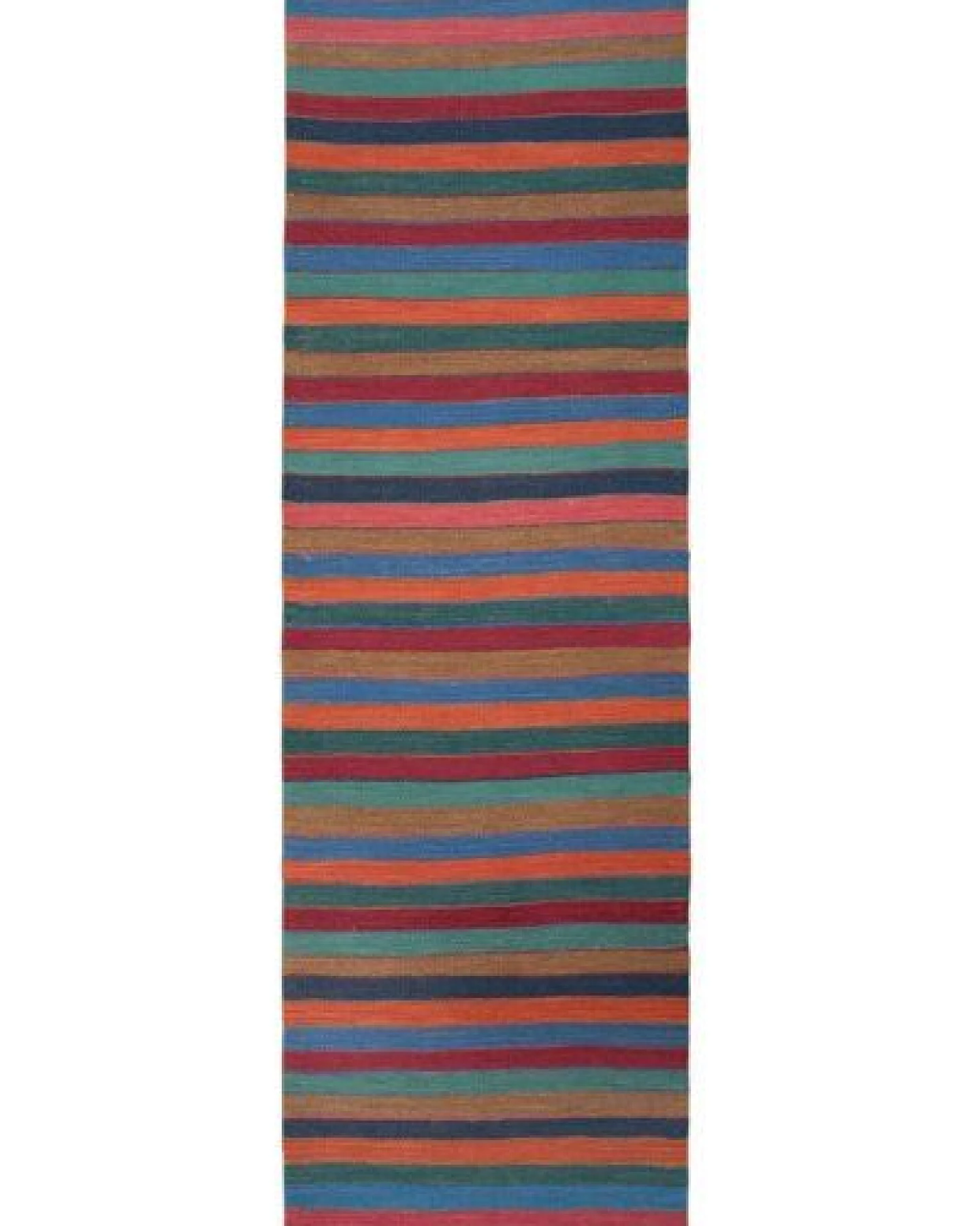 Kelim Gashgai Mehrfarbig „Rugtales“ aus Schurwolle, 58x200 cm – Ansicht 3