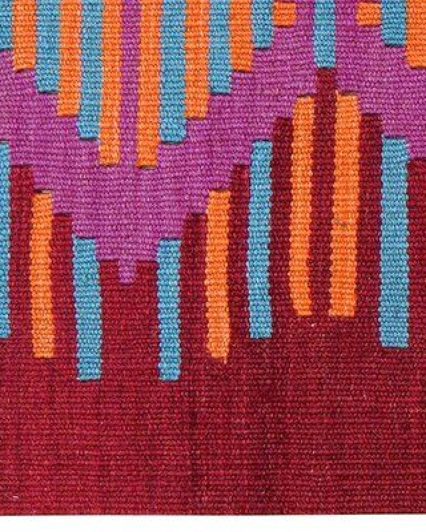 Kelim Gashgai Mehrfarbig „Rugtales“ aus Schurwolle, 59x94 cm – Ansicht 4