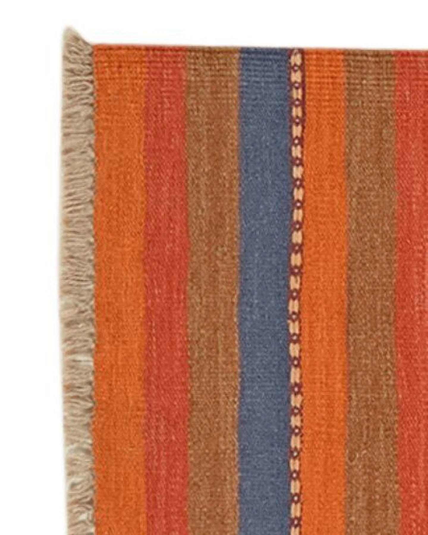Kelim Gashgai Mehrfarbig „Rugtales“ aus Schurwolle, 60x192 cm – Ansicht 4