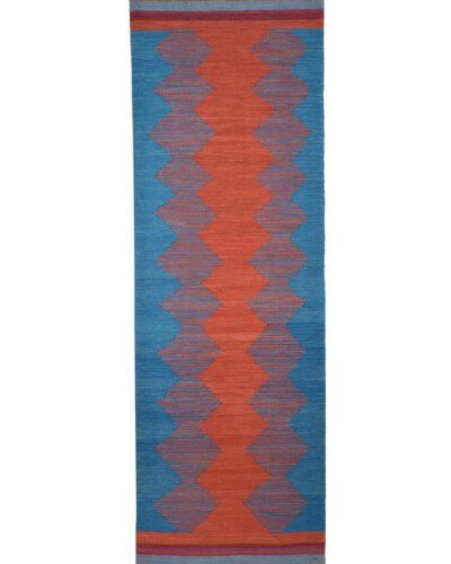 Kelim Gashgai Mehrfarbig „Rugtales“ aus Schurwolle, 60x198 cm – Ansicht 3