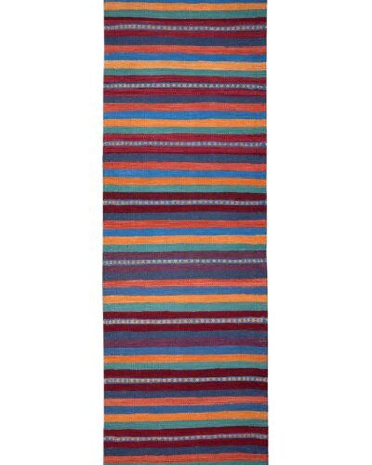 Kelim Gashgai Mehrfarbig „Rugtales“ aus Schurwolle, 61x194 cm – Ansicht 3