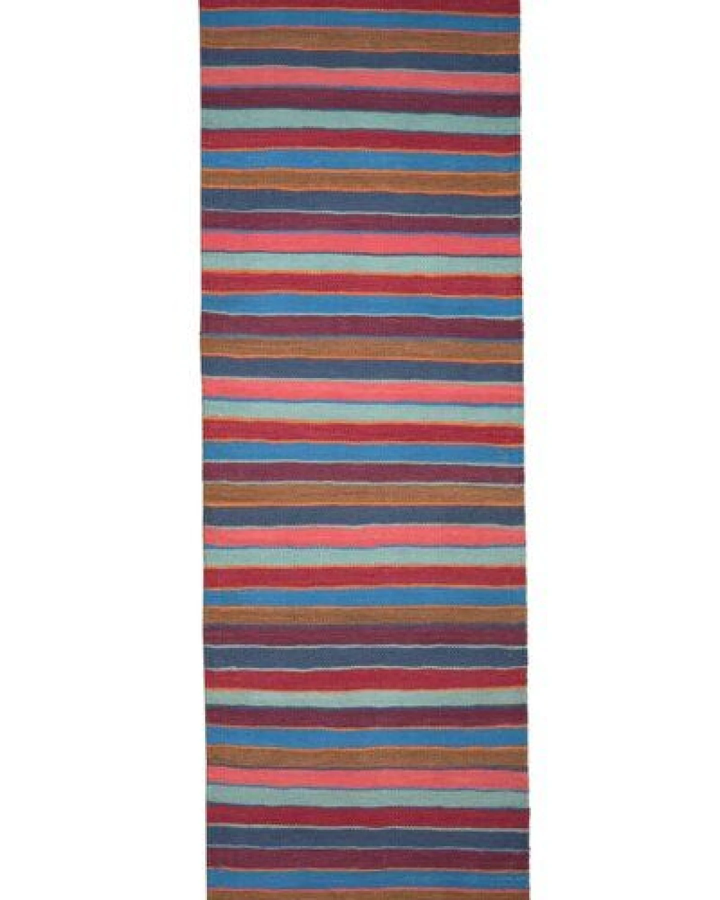 Kelim Gashgai Mehrfarbig „Rugtales“ aus Schurwolle, 61x198 cm – Ansicht 3