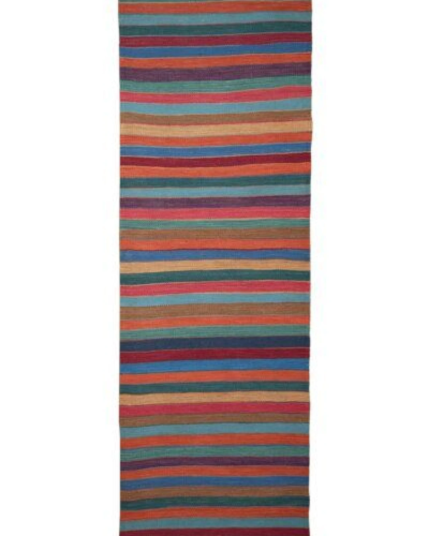 Kelim Gashgai Mehrfarbig „Rugtales“ aus Schurwolle, 61x201 cm – Ansicht 3