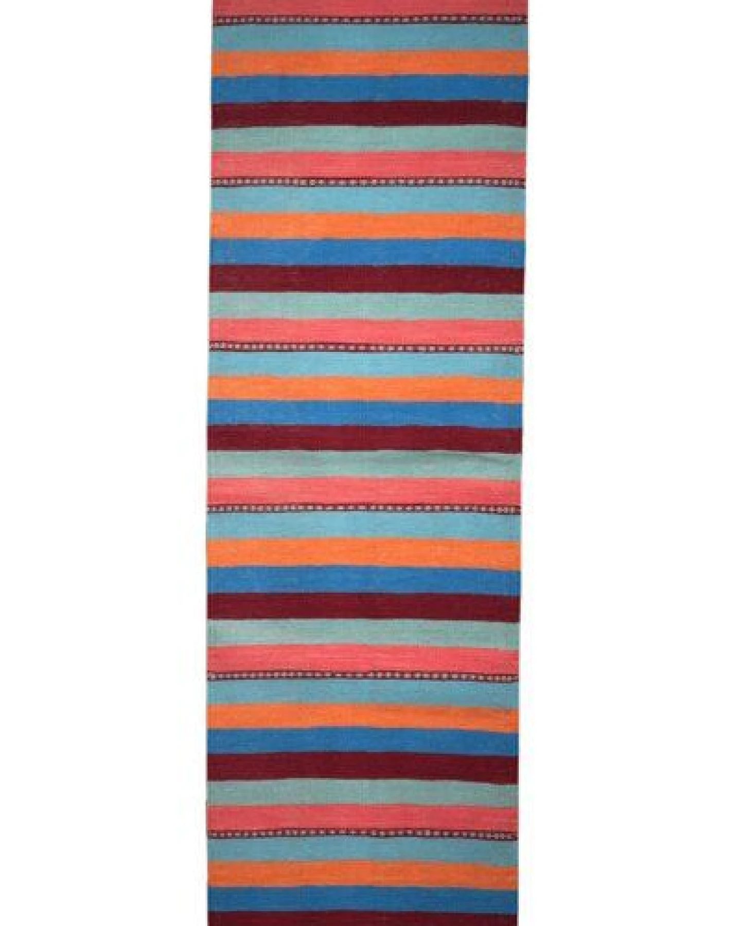 Kelim Gashgai Mehrfarbig „Rugtales“ aus Schurwolle, 61x202 cm – Ansicht 3