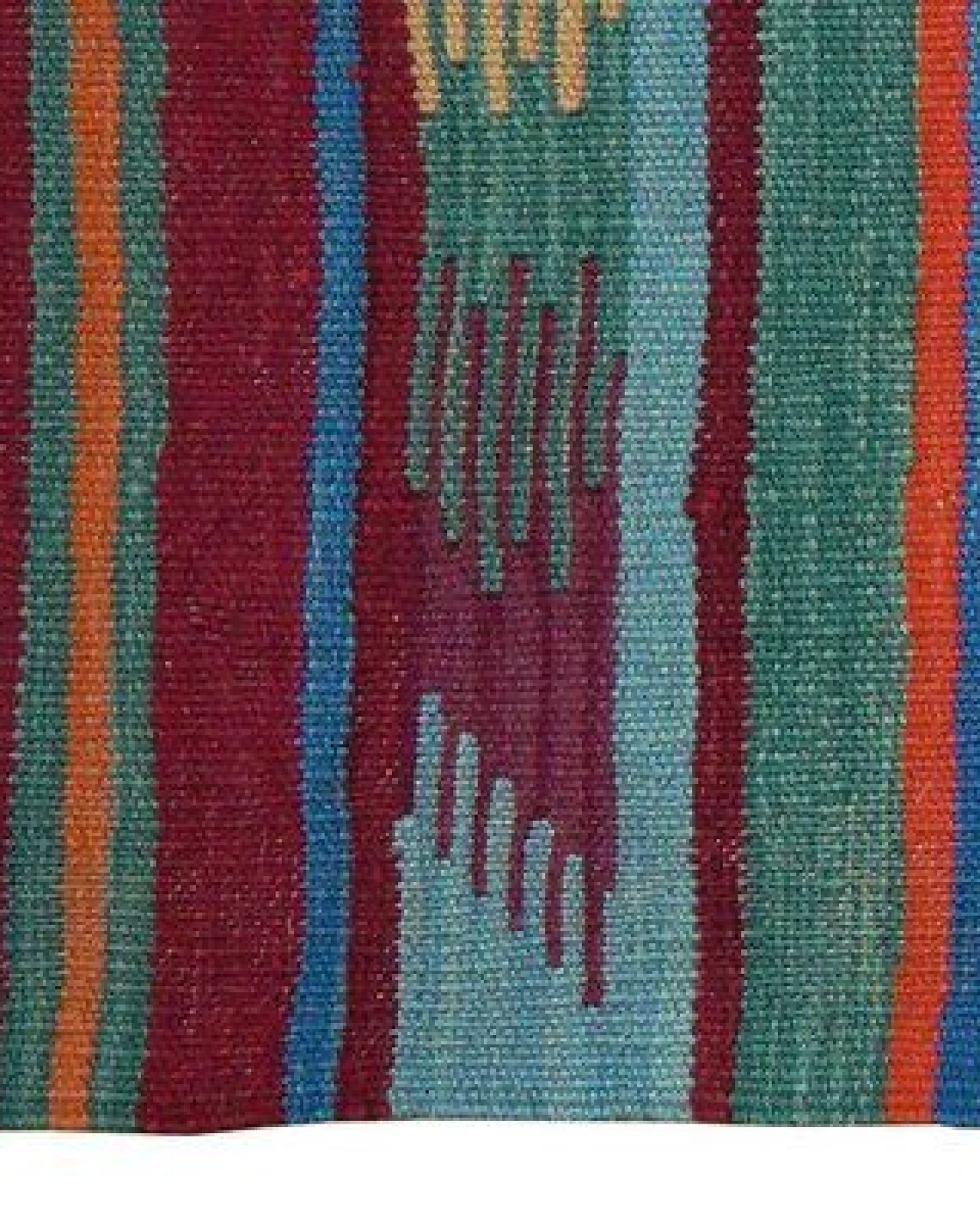 Kelim Gashgai Mehrfarbig „Rugtales“ aus Schurwolle, 63x197 cm – Ansicht 4