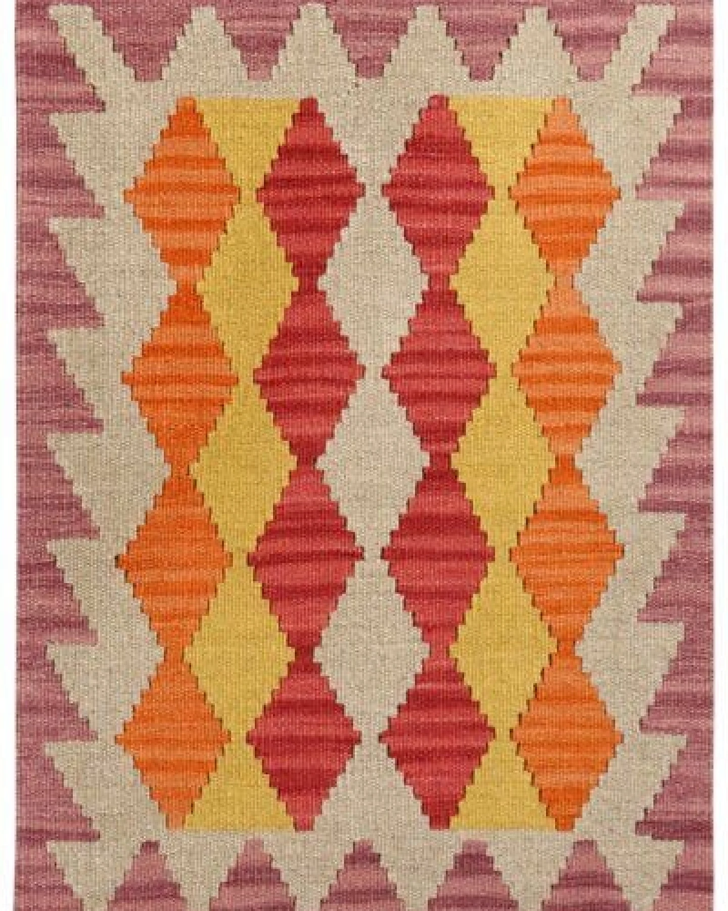 Kelim Gashgai Mehrfarbig „Rugtales“ aus Schurwolle, 63x86 cm – Ansicht 3