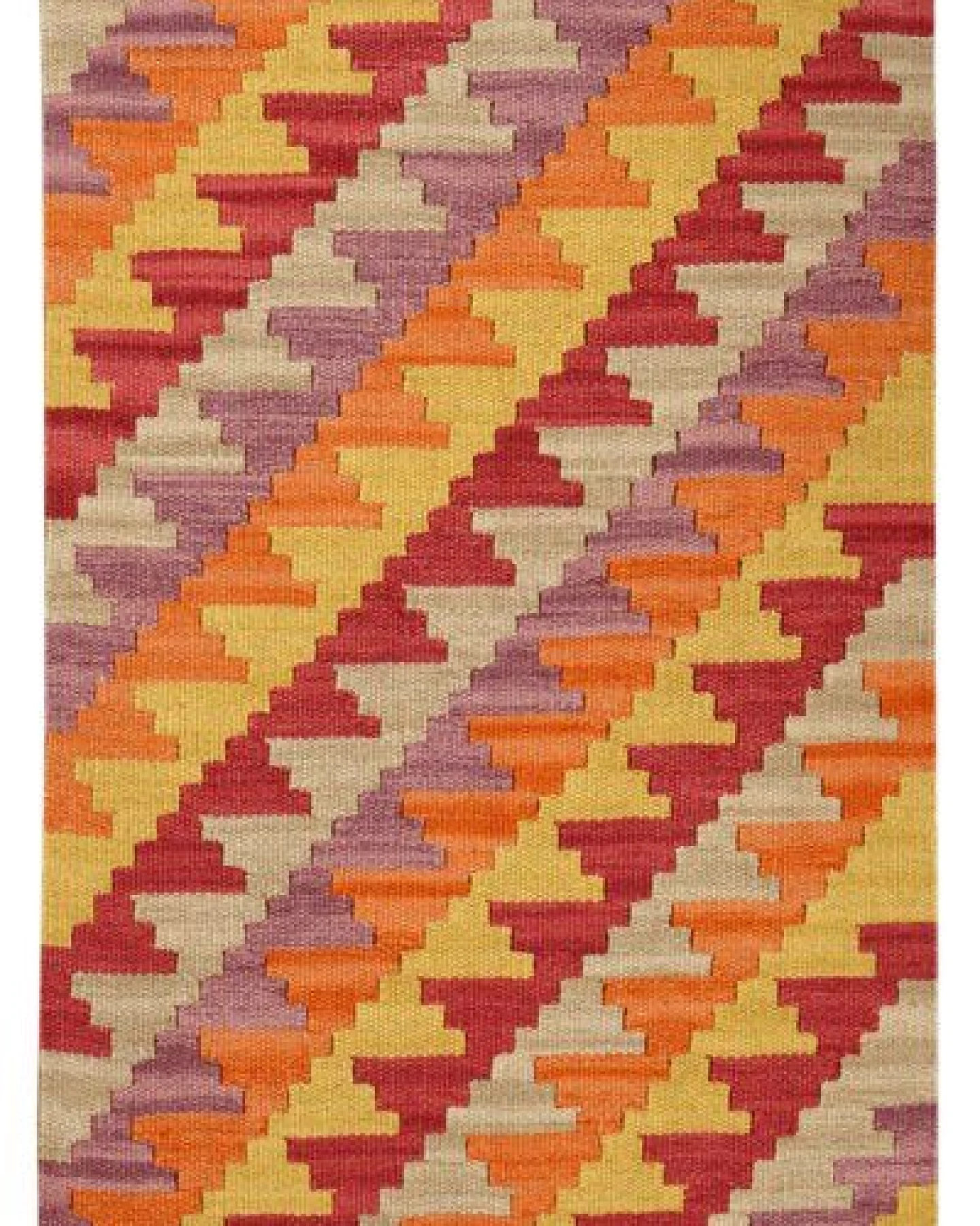 Kelim Gashgai Mehrfarbig „Rugtales“ aus Schurwolle, 63x97 cm – Ansicht 3
