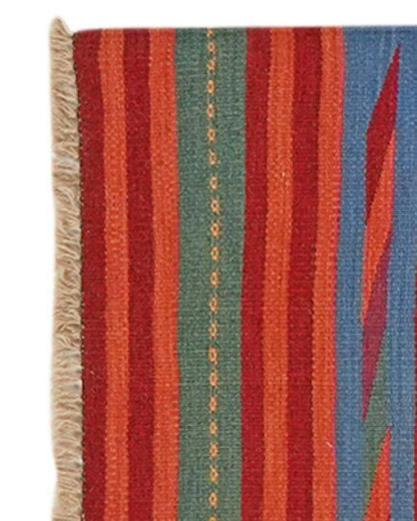 Kelim Gashgai Mehrfarbig „Rugtales“ aus Schurwolle, 64x193 cm – Ansicht 4