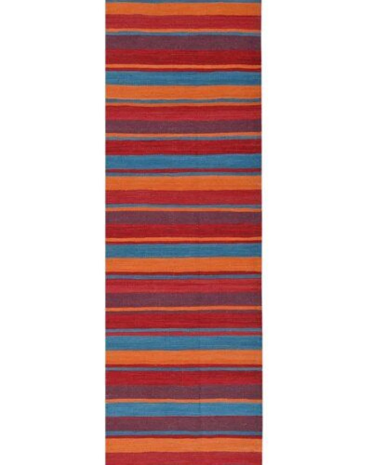 Kelim Gashgai Mehrfarbig „Rugtales“ aus Schurwolle, 65x206 cm – Ansicht 3