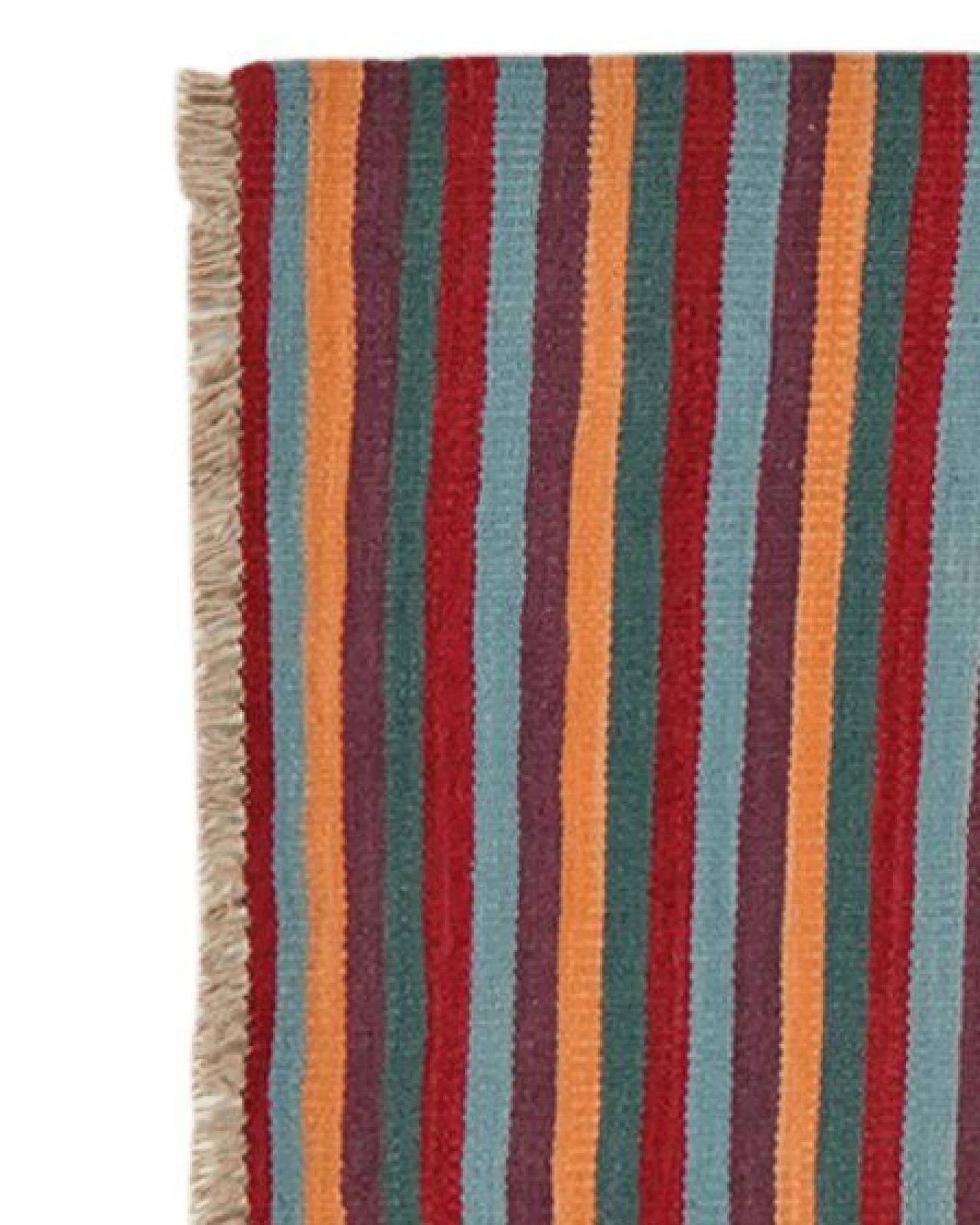 Kelim Gashgai Mehrfarbig „Rugtales“ aus Schurwolle, 72x208 cm – Ansicht 3