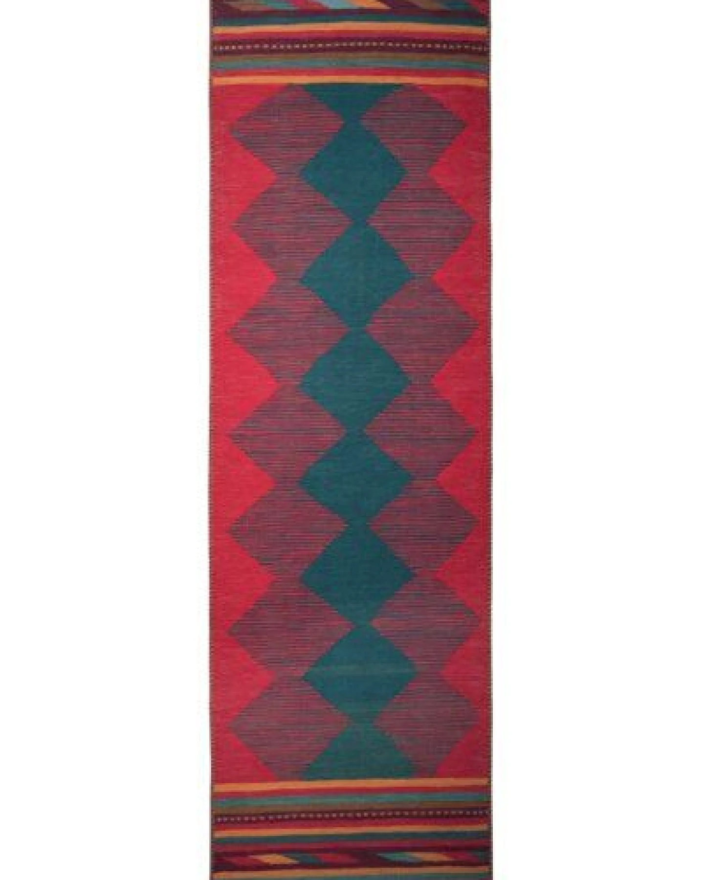Kelim Gashgai Mehrfarbig „Rugtales“ aus Schurwolle, 79x295 cm – Ansicht 3