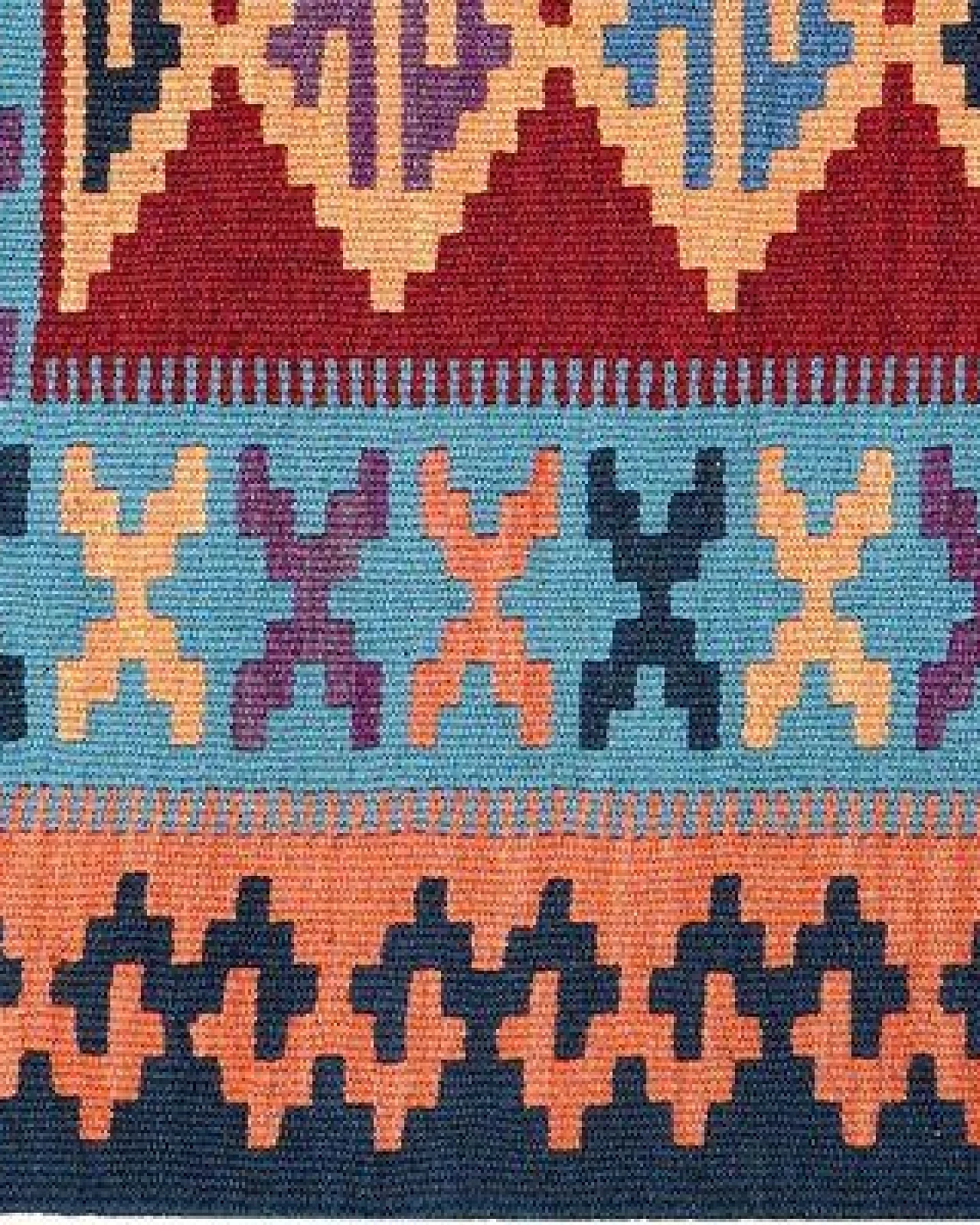 Kelim Gashgai Mehrfarbig „Rugtales“ aus Schurwolle, 84x123 cm – Ansicht 4