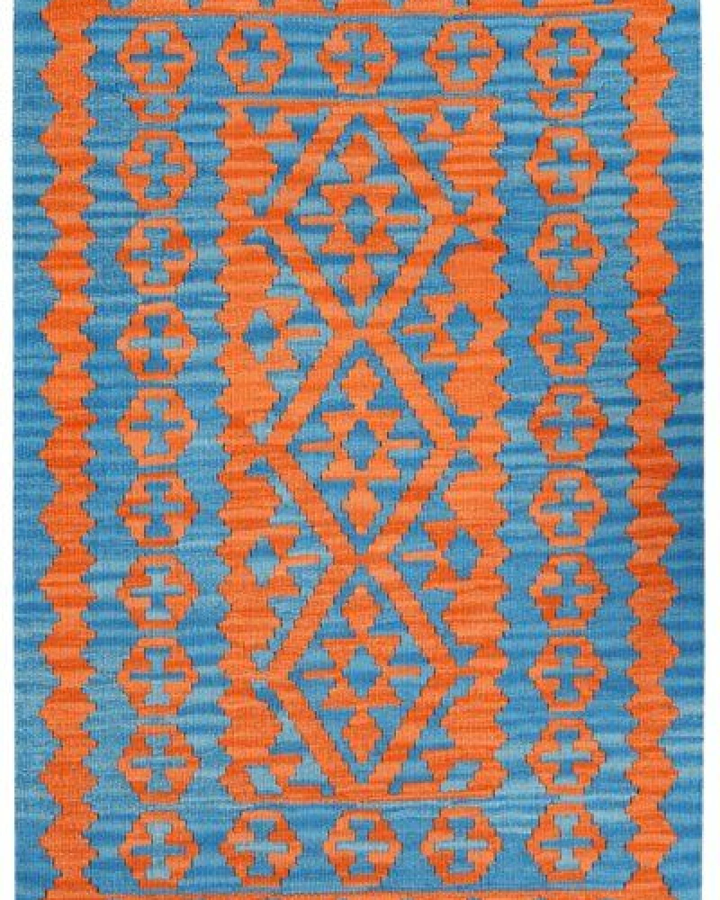 Kelim Gashgai Mehrfarbig „Rugtales“ aus Schurwolle, 89x127 cm – Ansicht 3