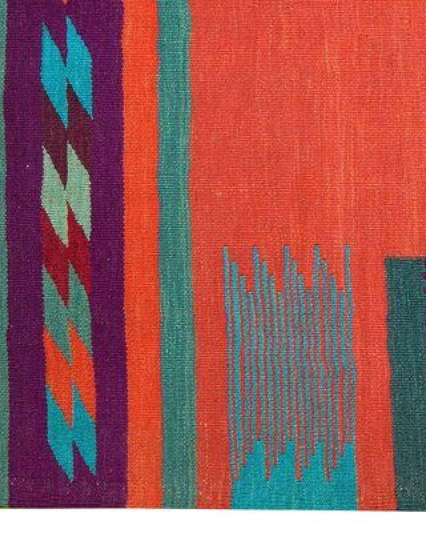 Kelim Gashgai Rot „Rugtales“ aus Schurwolle, 123x177 cm – Ansicht 4