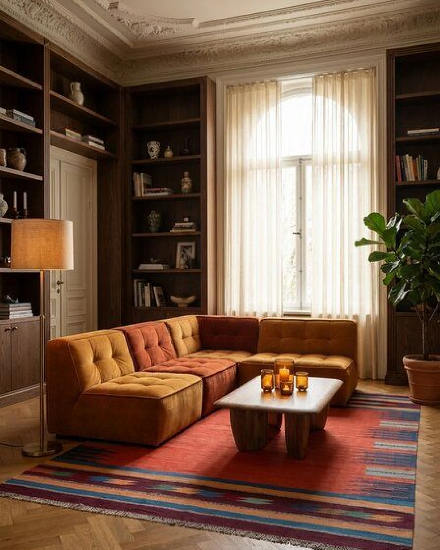 Kelim Gashgai Rot „Rugtales“ aus Schurwolle, 170x229 cm – Ansicht 2