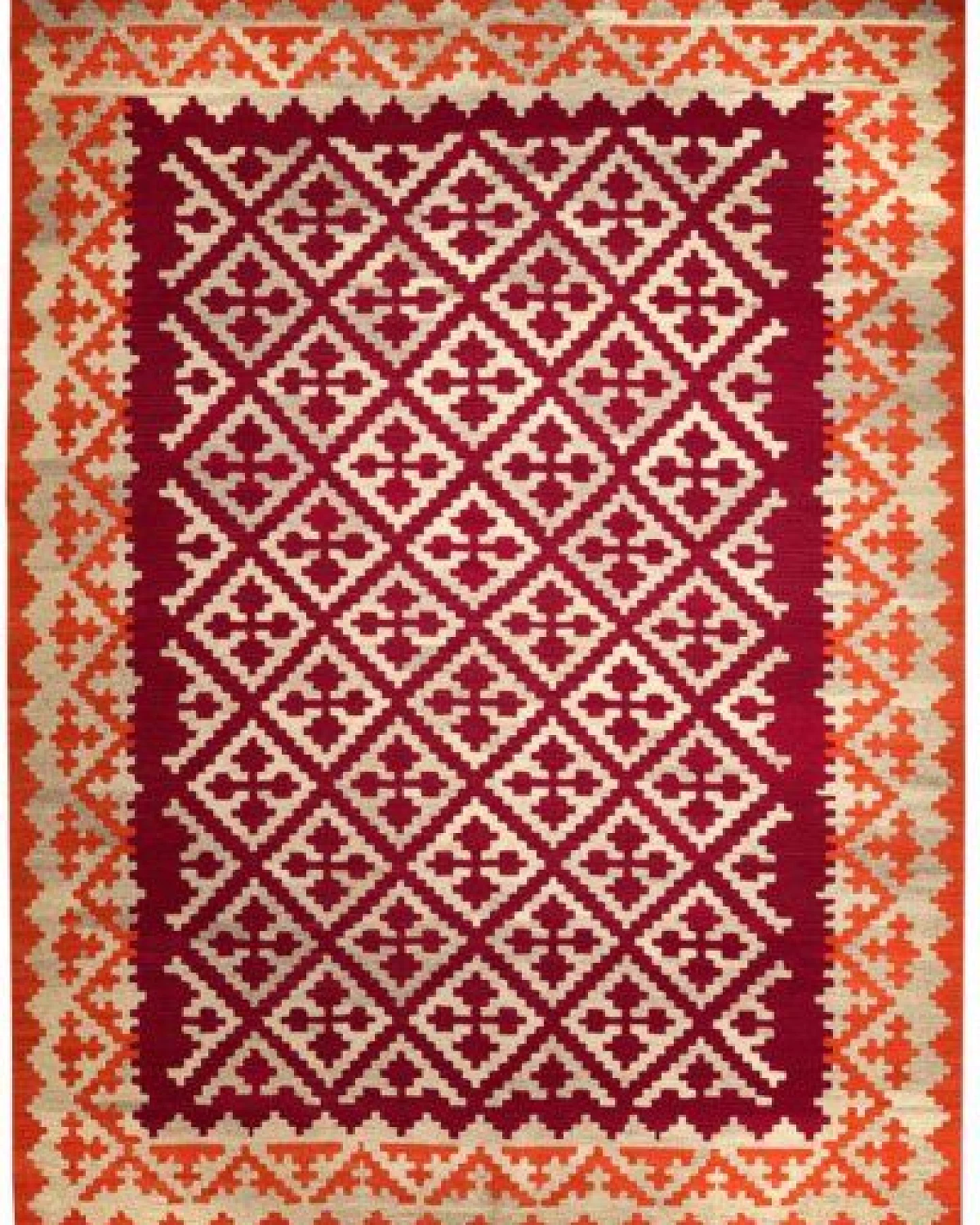 Kelim Gashgai Rot „Rugtales“ aus Schurwolle, 174x235 cm – Ansicht 3
