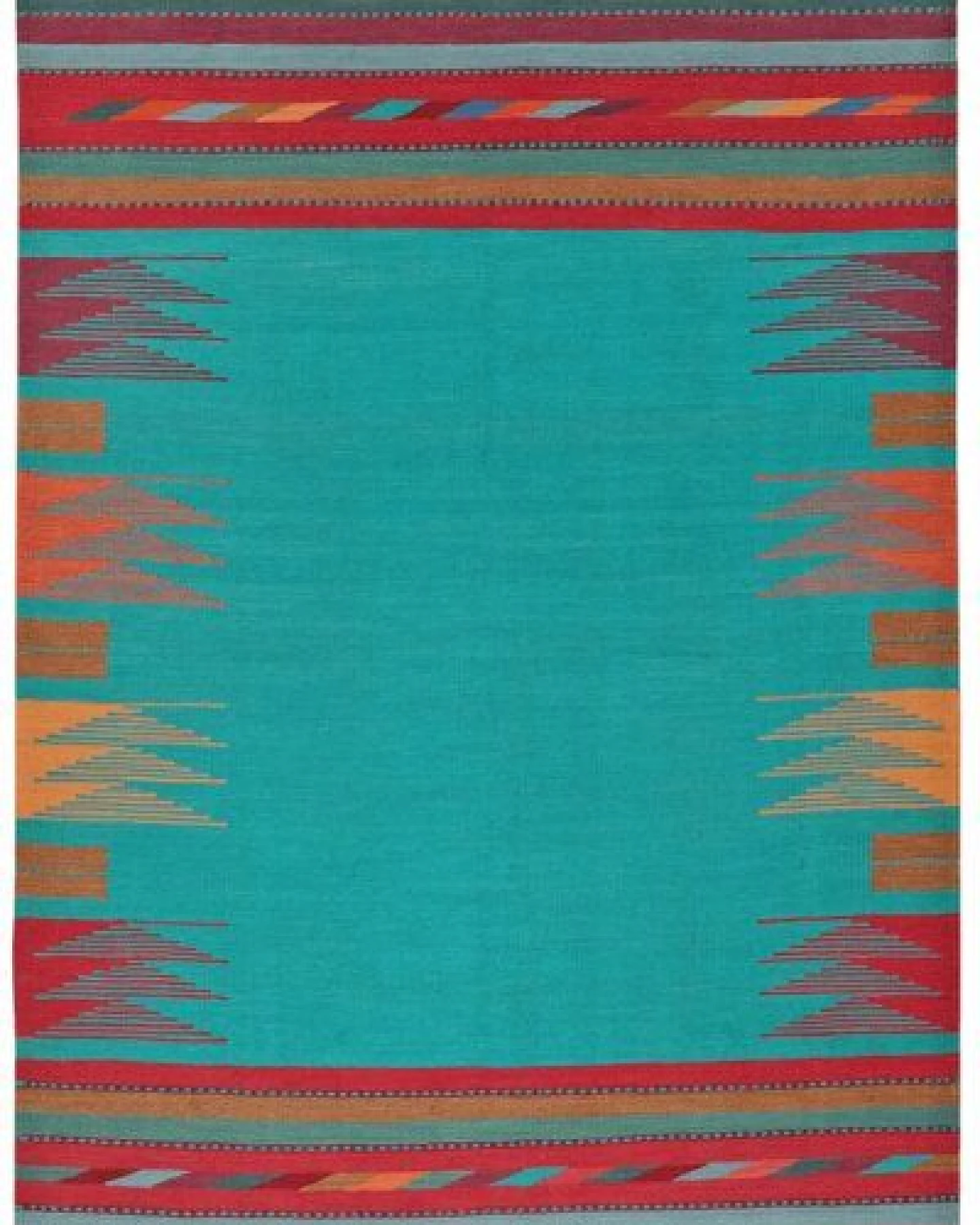 Kelim Gashgai Türkis „Rugtales“ aus Schurwolle, 167x247 cm – Ansicht 3