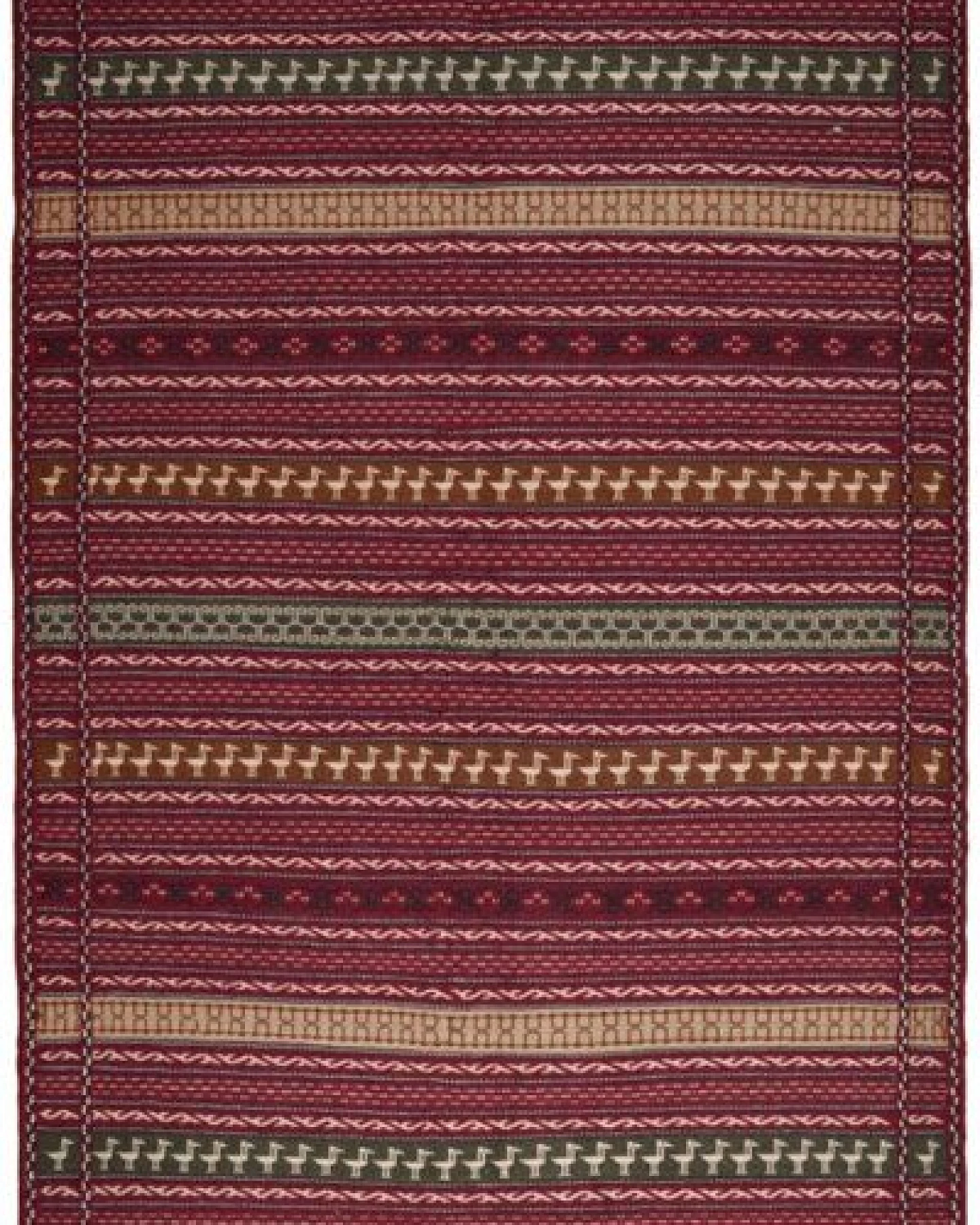 Kelim Kordi Blau „Rugtales“ aus Schurwolle, 149x207 cm – Ansicht 3