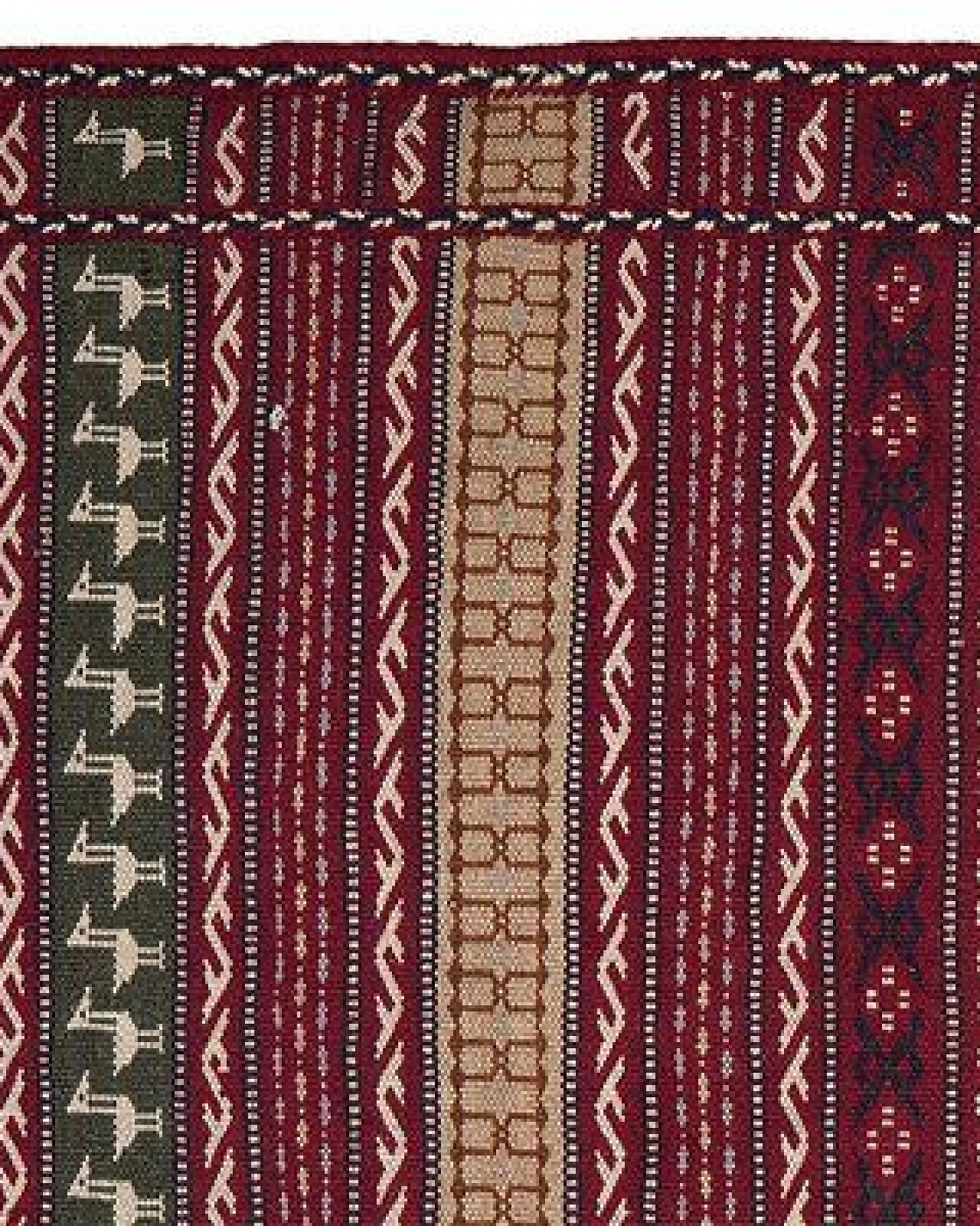 Kelim Kordi Blau „Rugtales“ aus Schurwolle, 149x207 cm – Ansicht 4