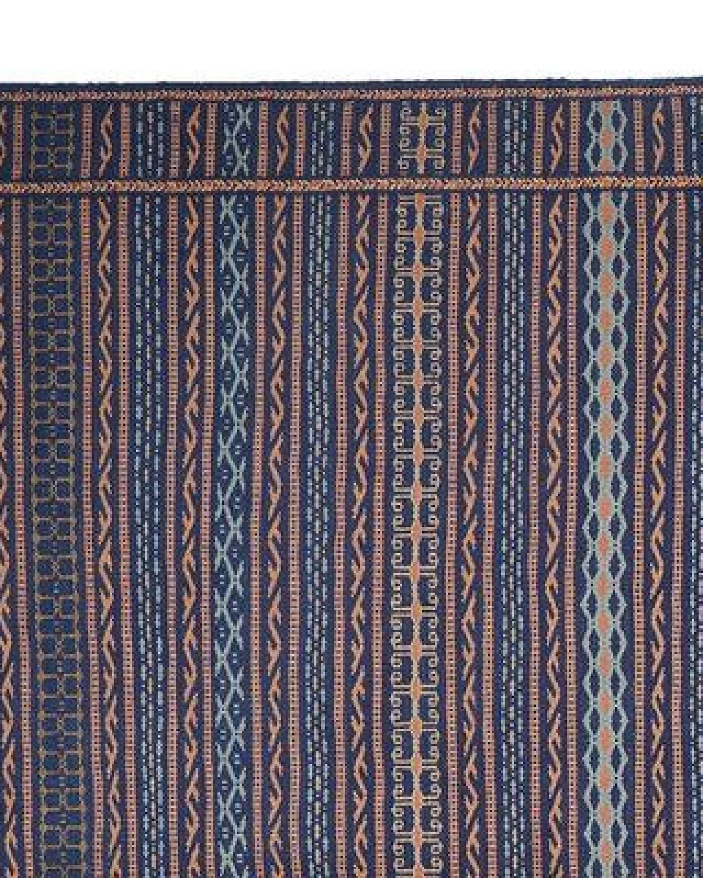 Kelim Kordi Blau „Rugtales“ aus Schurwolle, 170x240 cm – Ansicht 4