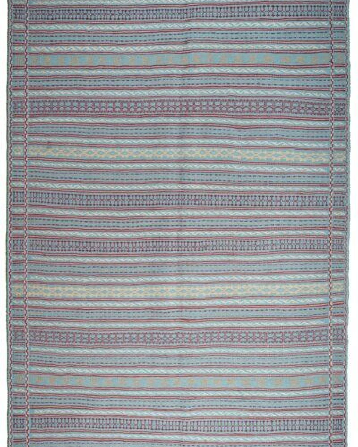 Kelim Kordi Blau „Rugtales“ aus Schurwolle, 171x248 cm – Ansicht 3