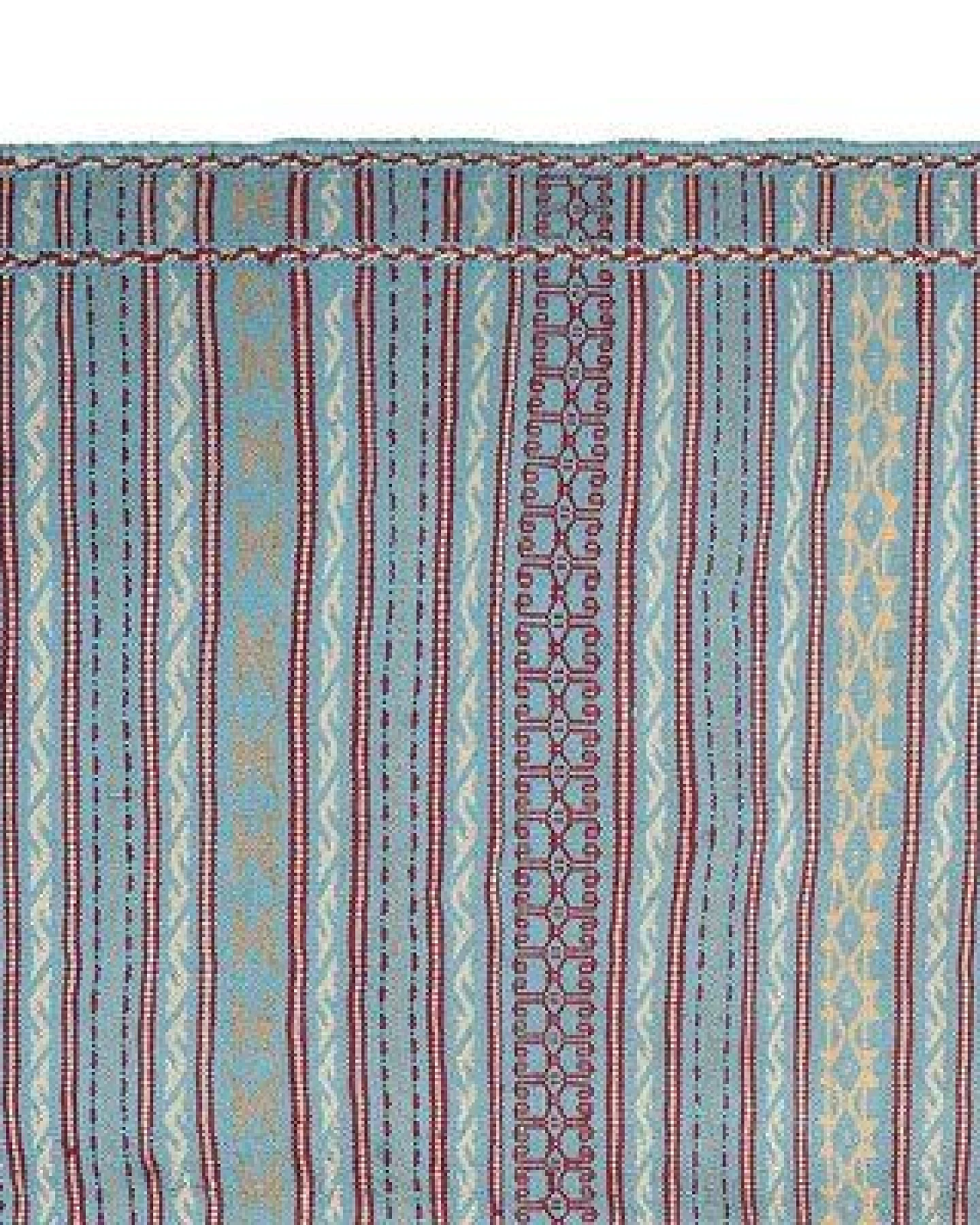 Kelim Kordi Blau „Rugtales“ aus Schurwolle, 171x248 cm – Ansicht 4