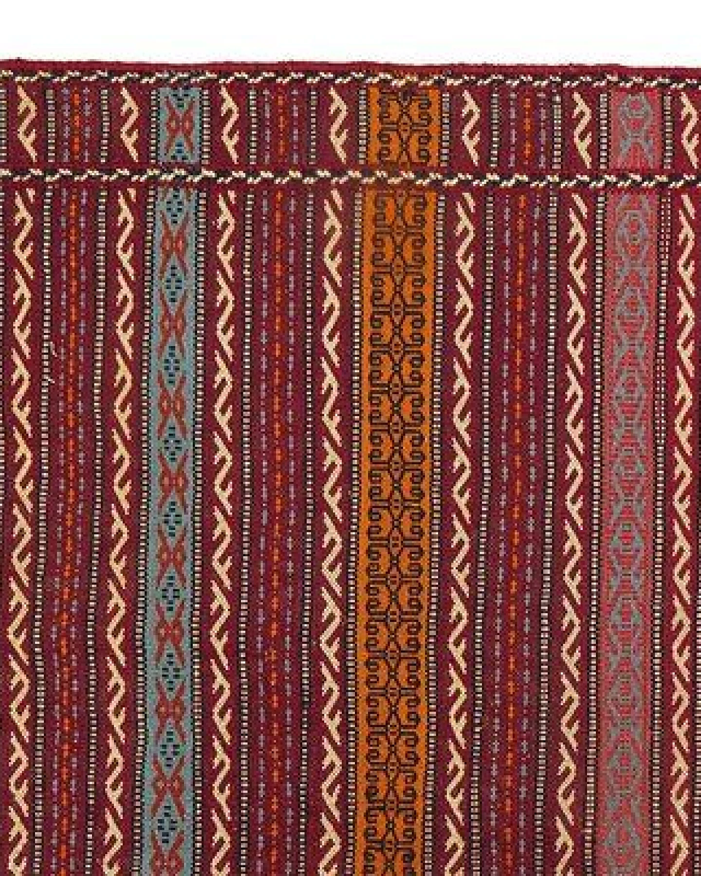 Kelim Kordi Mehrfarbig „Rugtales“ aus Schurwolle, 166x237 cm – Ansicht 4