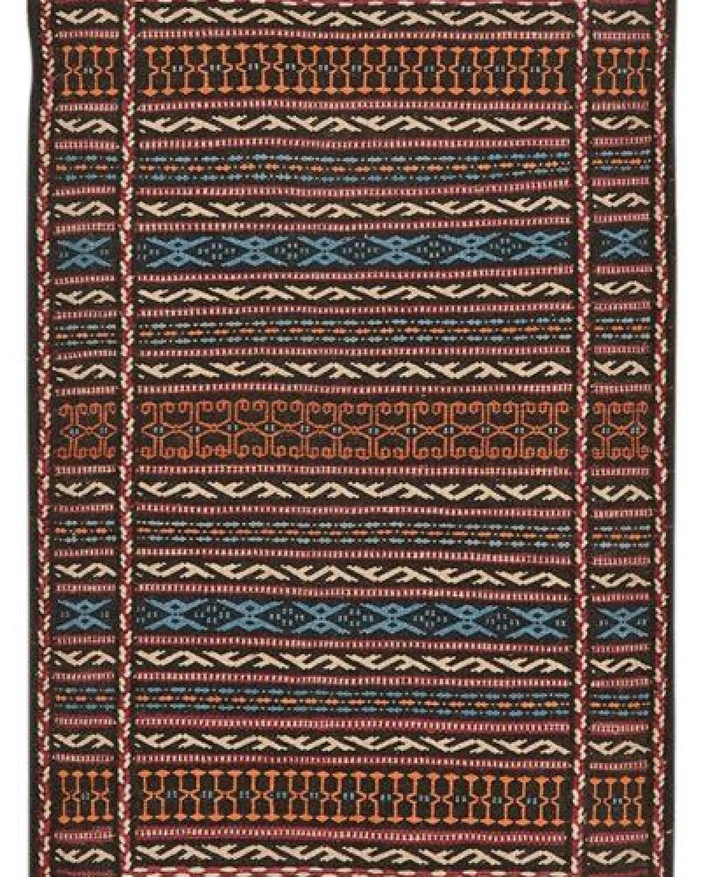 Kelim Kordi Mehrfarbig „Rugtales“ aus Schurwolle, 61x90 cm – Ansicht 3